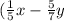 ( \frac{1}{5} x - \frac{5}{7} y)( \frac{1}{25} x {}^{2} + \frac{1}{7}xy + \frac{25}{49} y {}^{2} )